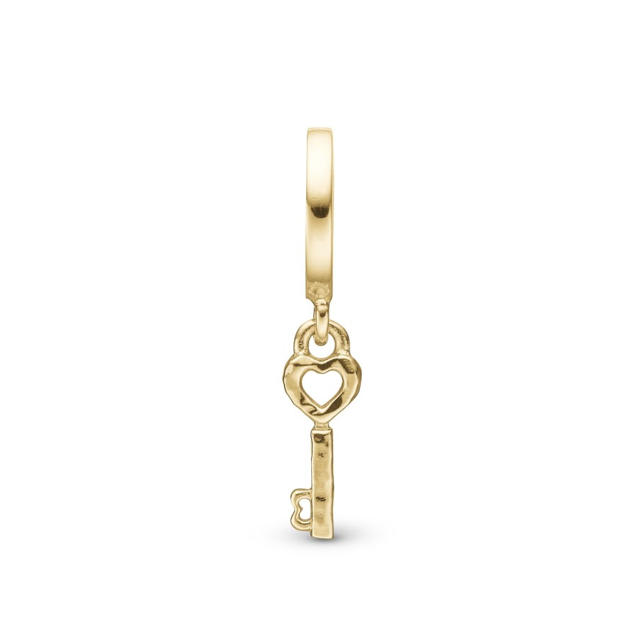 Key To My Heart, Gold Plated Silver Clearance