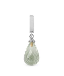 Green Amethyst Drop Silver Best