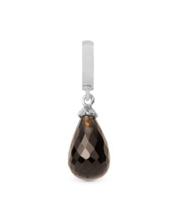 Smokey Quartz Drop Silver Online