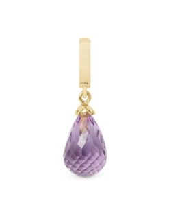 Amethyst Purple Drop, Gold Hot