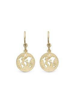 The World, Ear Rings, Goldpl Silver Clearance