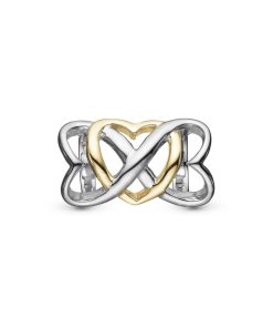 Eternity Charm Solv Forgyldt New