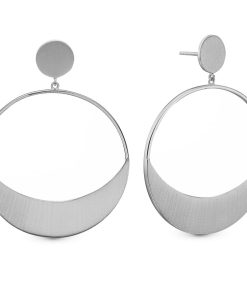 Moon Stud Hoops Online