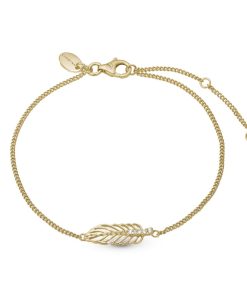 Feather, Bracelet, Goldpl Silver Wholesale