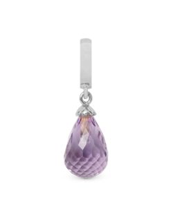 Amethyst Purple Drop, Silver Online