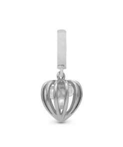 Pearl Heart Cage, Silver Online