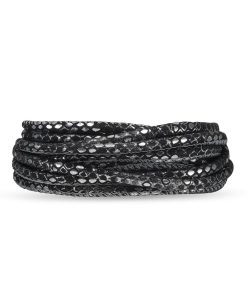 Armband - Silverblack Wholesale