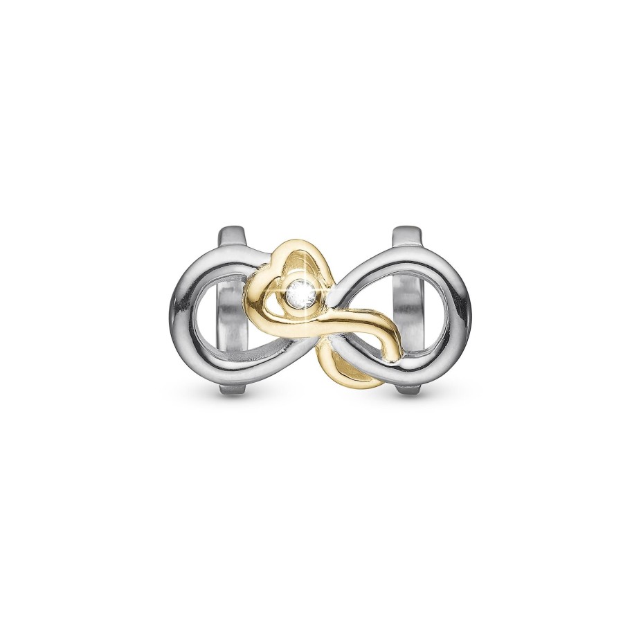 Mother & Child Love Charm Solv Forgyldt Online