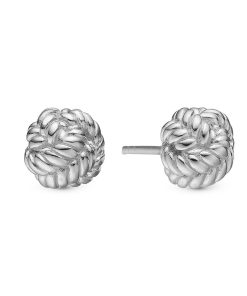 Love Knot, Studs, Silver Wholesale