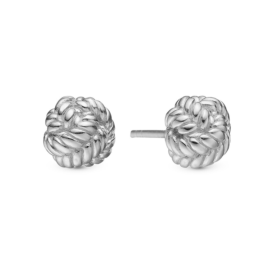 Love Knot, Studs, Silver Wholesale