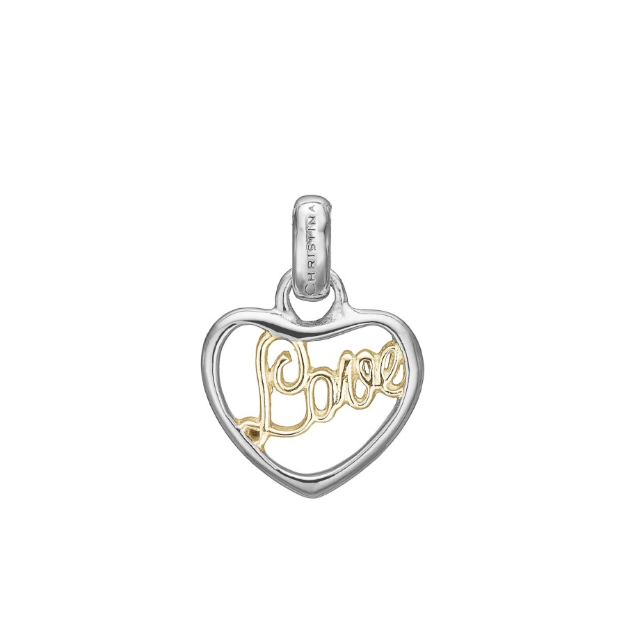 Love Pendant, Silver Hot