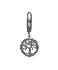 Topaz Tree Of Life Charm Sort Ruthenium Clearance