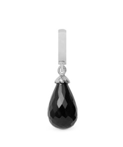 Black Onyx Drop Silver Wholesale