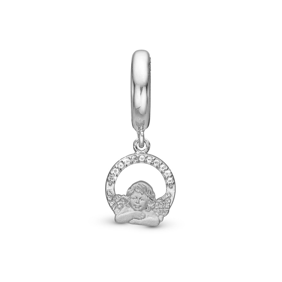 Dreaming Angel Charm Forgyldt Clearance