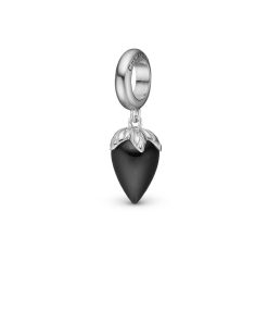 Black Chalcedony Charm Solv Wholesale