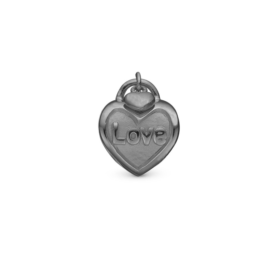 Love Lock Charm Sort Ruthenium New