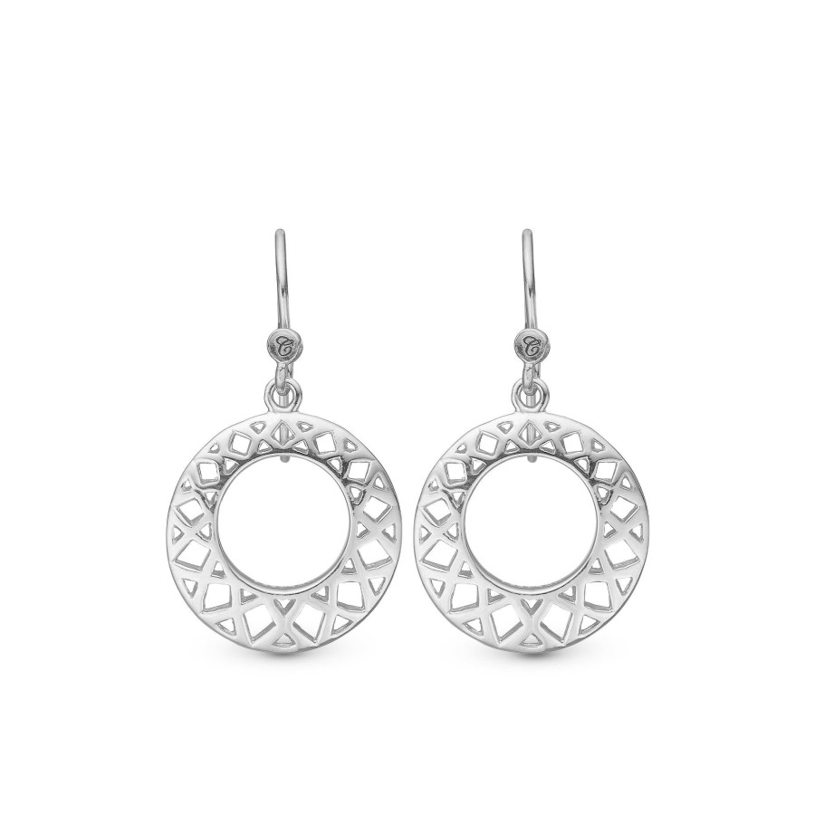 Circles Of Happiness, Ear Rings Silver Online