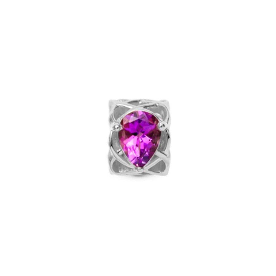 Pear Amethyst, Silver Hot