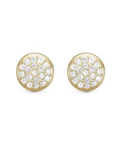 Sparkling World, Gold Plated Silver Stud Wholesale