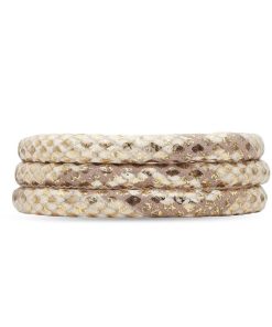 Classic Laederarmband - Gold Snake Hot