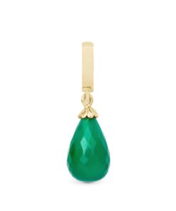 Green Onyx Drop Gold Best