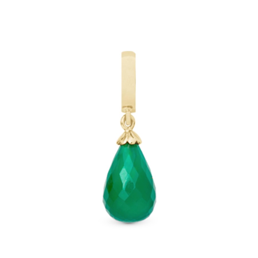 Green Onyx Drop Gold Best