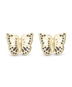 Butterflies, Studs, Goldpl Silver Online