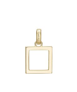 Square Balance, Pendant, Goldpl Silver New