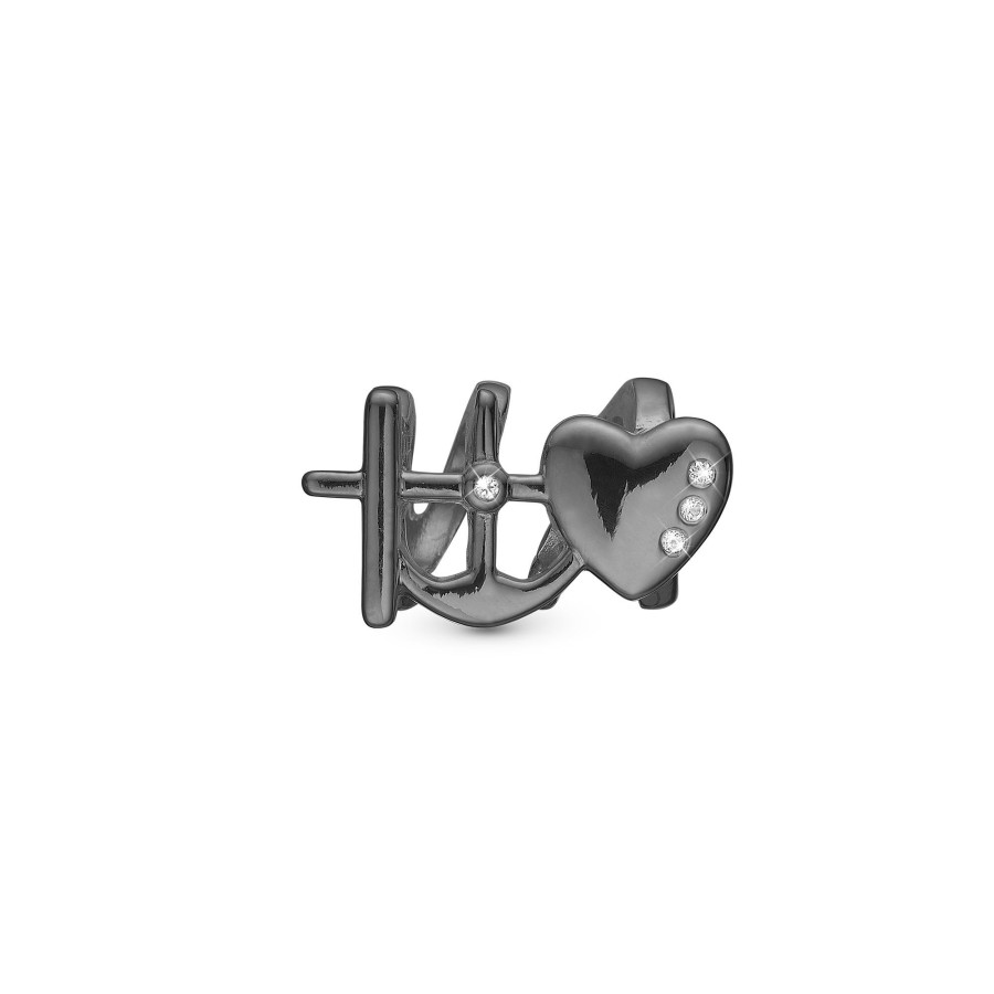 Faith Hope & Love Charm Sort Ruthenium Wholesale