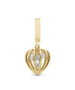 Pearl Heart Cage Gold Online