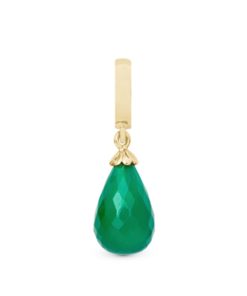 Green Onyx Drop Gold Online