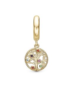 My Family Tree Charm Forgyldt Clearance