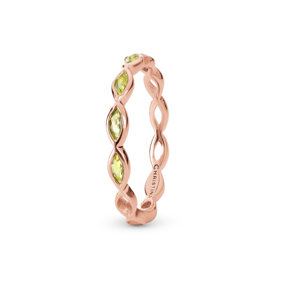 Eternity Peridot, Rose Goldpl. Hot