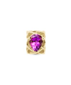 Pear Amethyst, Gold Hot