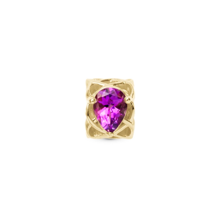 Pear Amethyst, Gold Hot